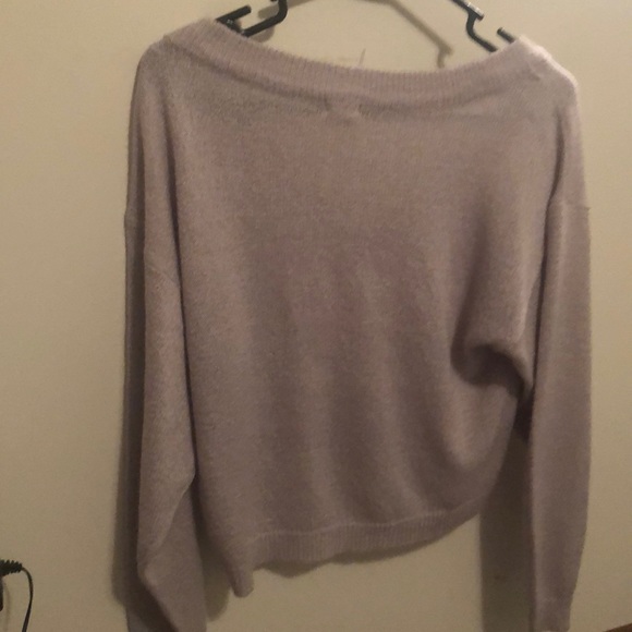 Light pink cropped sweater - Picture 2 of 2